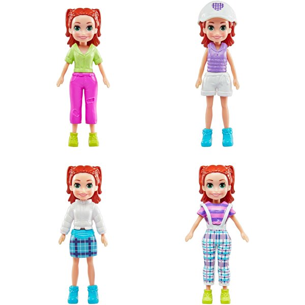 Polly Pocket ve Arkadaşları Farklı Moda Aksesuarları Oyun Setleri JCB23