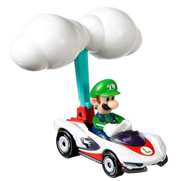 Hot Wheels Mario Kart Planörlü Araçlar Luigi GVD35