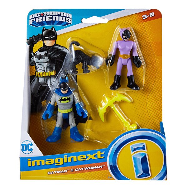 Imaginext DC Super Friends Figürler Batman ve Catwoman GWP59