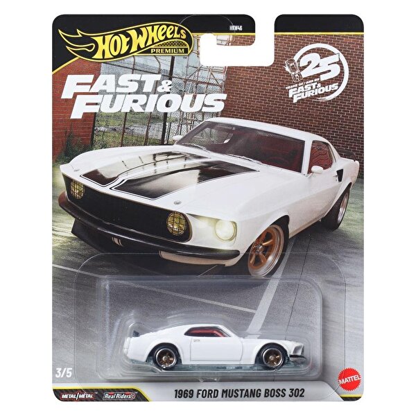 Hot Wheels Hızlı ve Öfkeli Premium Arabalar 1969 Ford Mustang Boss 302 JHW72
