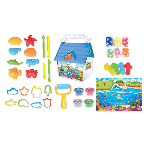 Su Altı Dünyası Oyun Hamuru Tasarım Seti