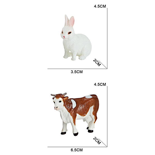 Tüpte Çiftlik Hayvanları Seti