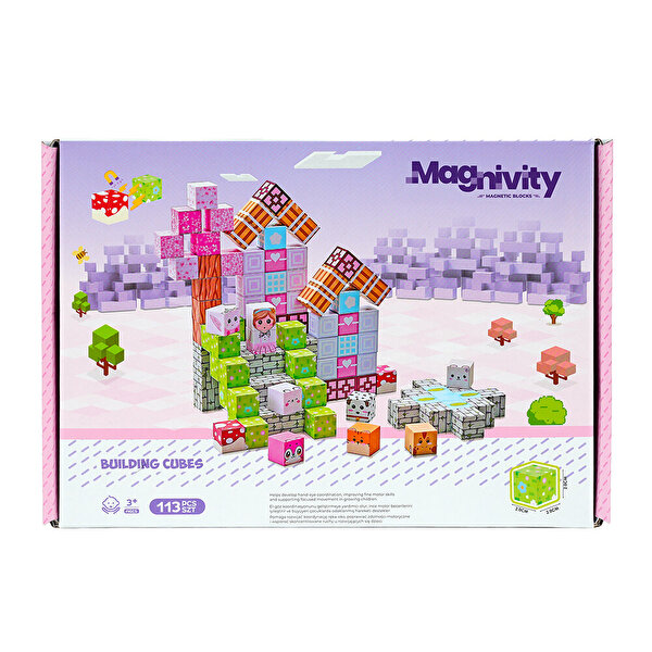 Prenses Temalı Manyetik Bloklar 113 Parça