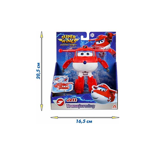 Harika Kanatlar Dönüşen Electric Heroes Jett 12 Cm