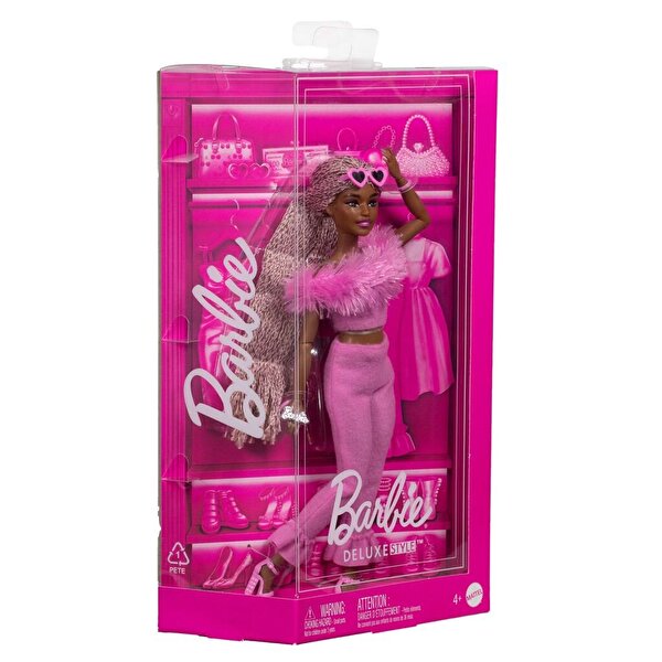 Barbie Deluxe Style Bebekler Kahverengi̇ Örgü Saçlı