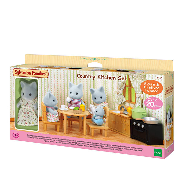 Sylvanian Families Kedi Kardeş ve Mutfak Seti 5164