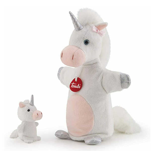 Trudi Puppet Mom ve Baby Unicorn 29864