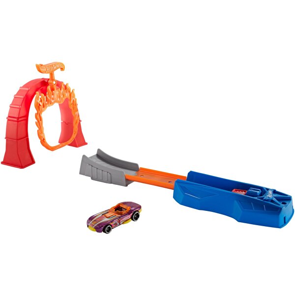 Hot Wheels Akrobasi Atlayışı Yarış Seti Ateş Çemberi FTH81
