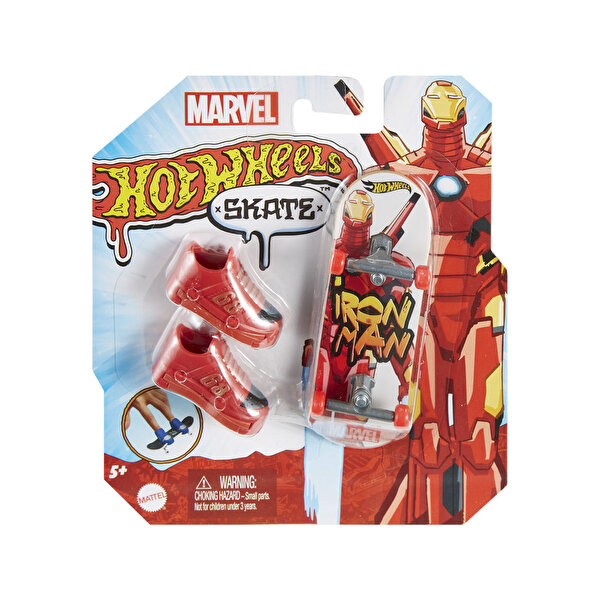 Hot Wheels Skate Parmak Kaykay ve Ayakkabı Iron Man HNL73