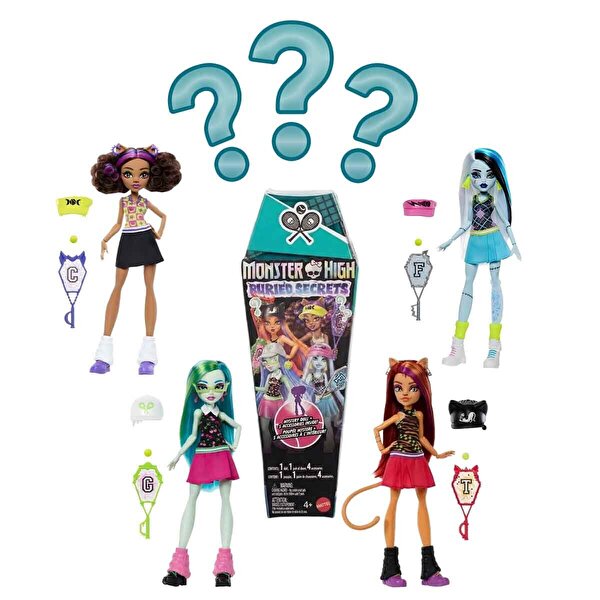 Monster High Gizemli Sırlar Tenis Kortu Serisi Sürpriz Paket HYV64