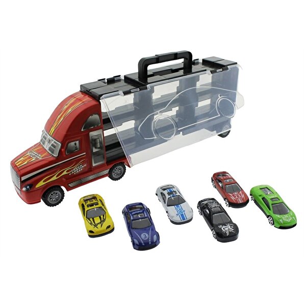 Taşınabilir Die Cast Metal Araçlı Kamyon LH500