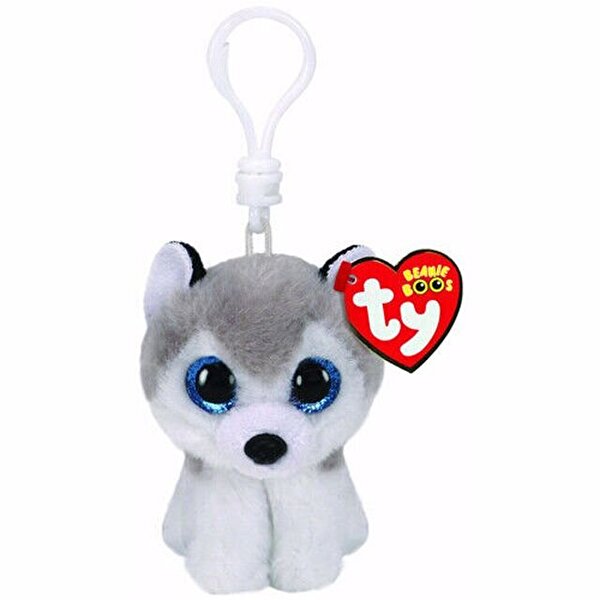 TY Buff Husky Köpek Anahtarlık