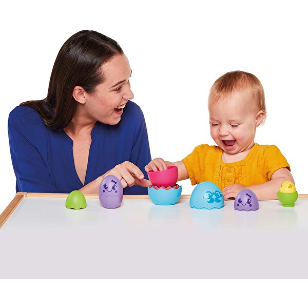 Toomies Saklambaçlı İç İçe Yumurtalar Turuncu