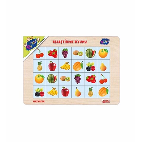 Ahşap Eğitici Eşleştirme Oyunu Karışık