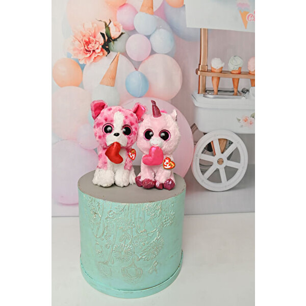 TY Beanie Boos Darling Unicorn Valentine 25 cm.