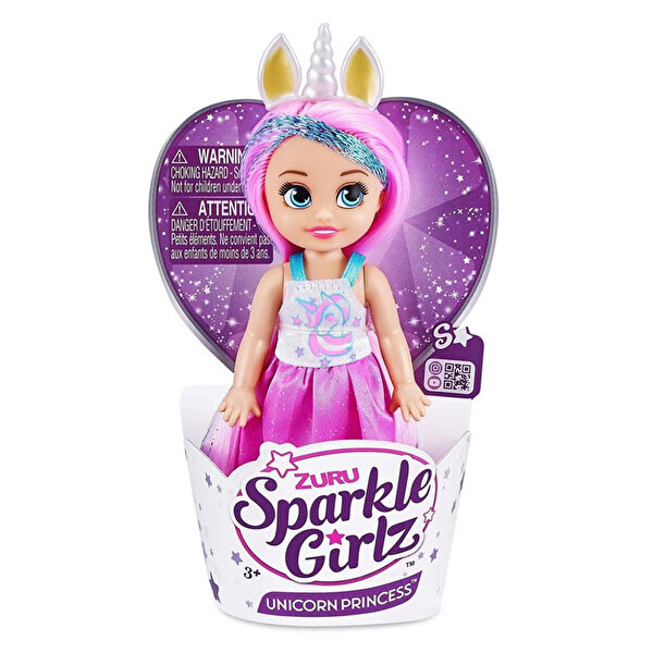 Sparkle Girlz 12 Cm Unicorn Prenses Cupcake Pembe Saçlı 94TQ3P