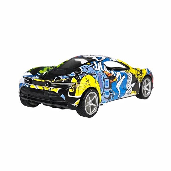 Çek Bırak Yarış Arabası Rengarenk