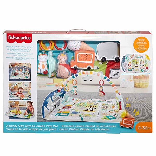 Fisher Price Şehir Macerası Jumbo Jimnastik Merkezi GJD41