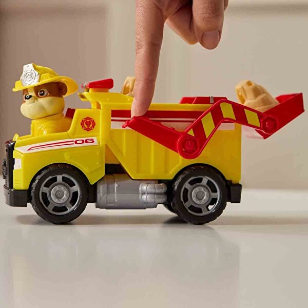 Paw Patrol Fire Rescue Figür ve Kurtarma Aracı Rubble
