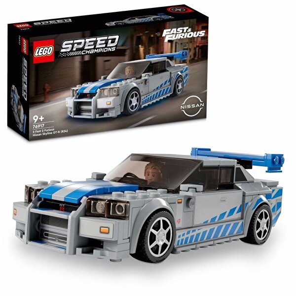 LEGO Speed Champions Daha Hızlı Daha Öfkeli Nissan Skyline GT-R (R34) 76917