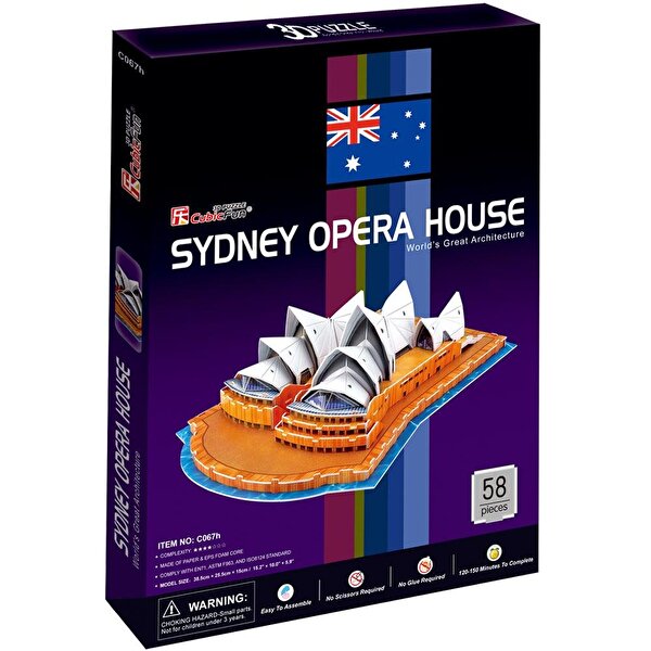 Cubic Fun 3D Puzzle Sydney Opera Binası Avustralya