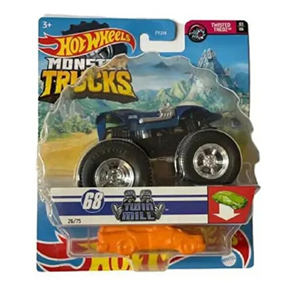 Hot Wheels Monster Trucks 1:64 Arabalar Twinmill HBK60