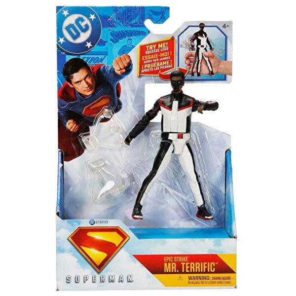 DC Comics Mr.Terrific Epik Strike Aksiyon Figürü 15 Cm
