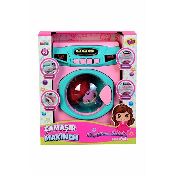 Sesli ve Işıklı Pilli Çamaşır Makinesi