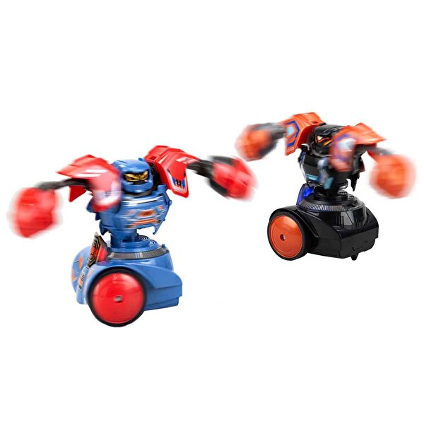 Silverlit Sesli ve Işıklı Uzaktan Kumandalı Robo Kombat Tornado 2’li Paket Siyah Mavi