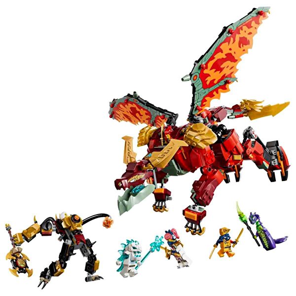 LEGO Ninjago Wyldfyre'ın Dönüşen Ejderha Robotu 71868