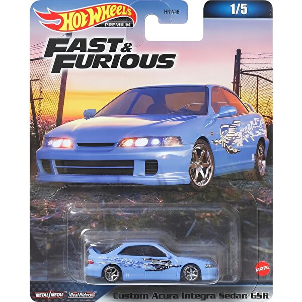 Hot Wheels Fast & Furious Premium Arabalar Custom Acura Integra Sedan GSR HKD27