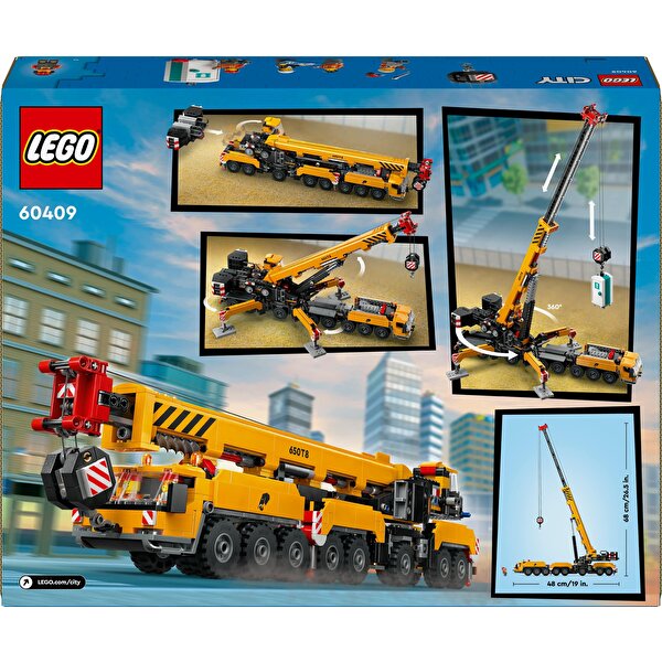 LEGO City Sarı Mobil İnşaat Vinci 60409