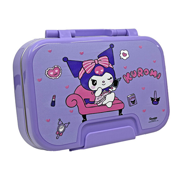 Kuromi Çelik 2 Bölmeli Beslenme Kutusu