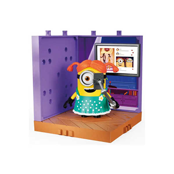 Blokees Minion preCOOL Celebration Party Serisi Figür Yapım Seti Carl the Streamer