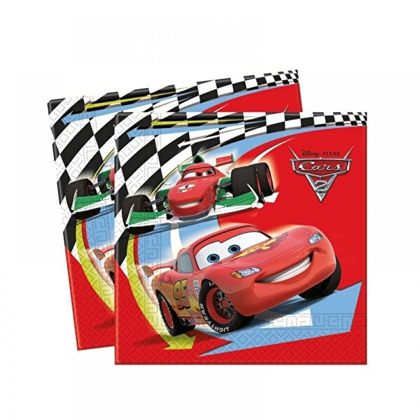 Cars 2 Kağıt Peçete - 20'li