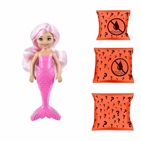 Barbie Color Reveal Renk Değiştiren Sürpriz Chelsea Bebekler Seri 3 GTP53