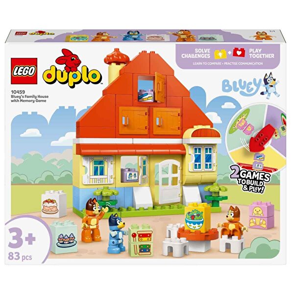 LEGO Duplo Bluey: Bluey Ailesinin Evi ve Hafıza Oyunu 10459