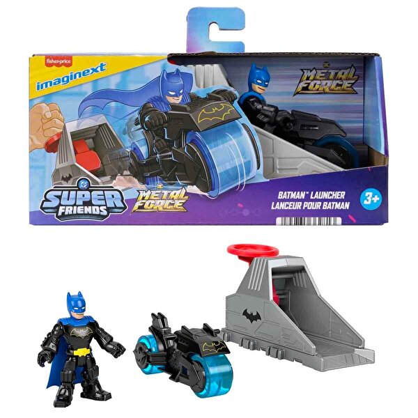Imaginext DC Super Friends Aksiyon Figürü ve Fırlatma Seti Batman Launcher