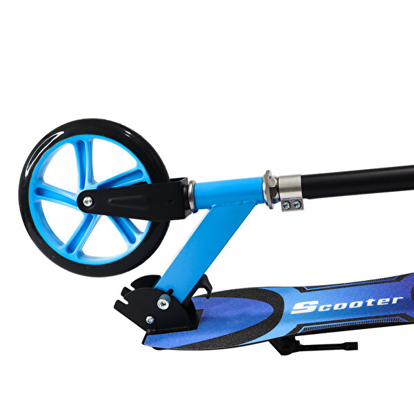 Kutulu Metal Scooter Model 2 Mavi