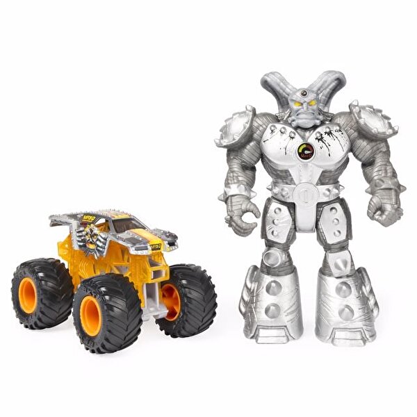 Monster Jam 1:64 Ölçekli Canavar Kamyon ve Maximus Gri