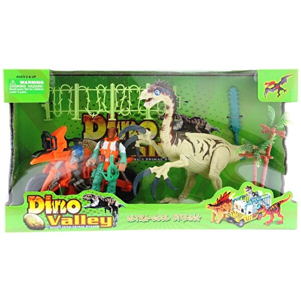 Dinozor Avcısı Motorlu  Oyun Seti E12486