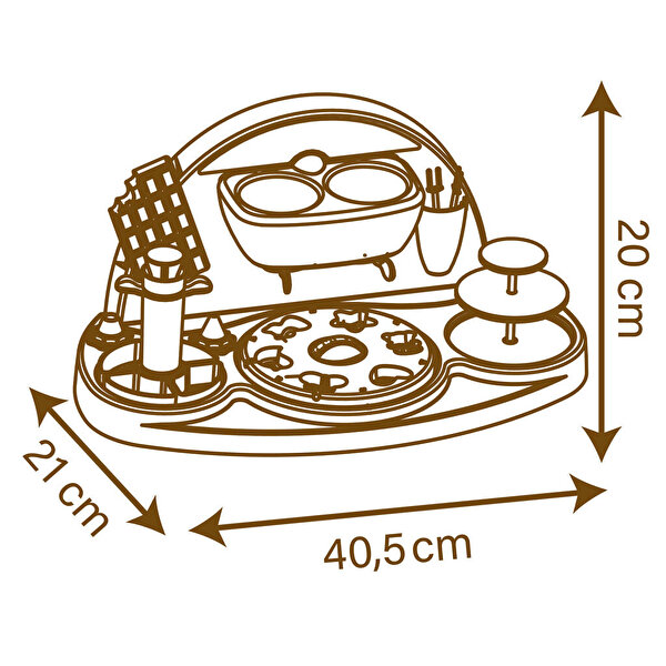 Smoby Chef Çikolata Fabrikası Oyun Seti