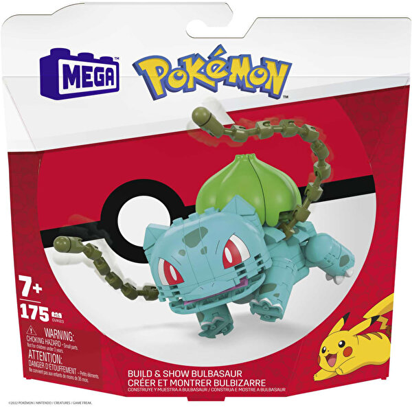 Mega Pokemon Yap ve Oyna Figürler Bulbasaur GVK83