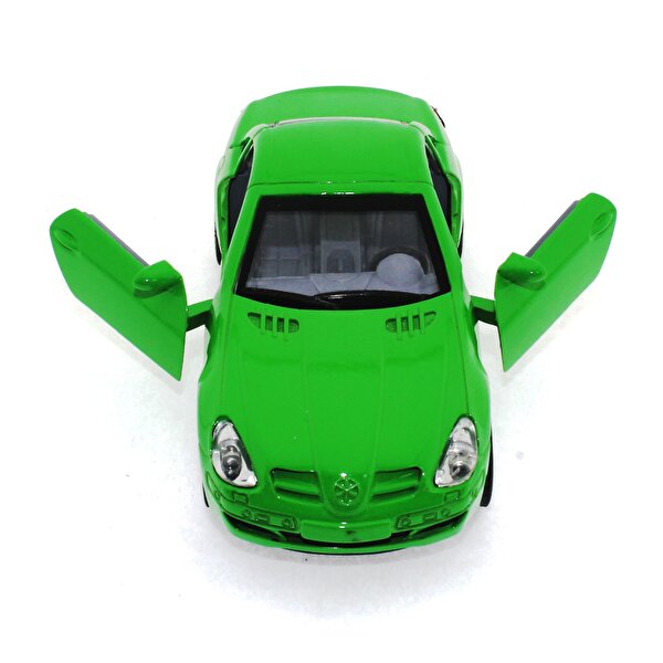 Diecast Sesli Işıklı Arabalar - Yeşil