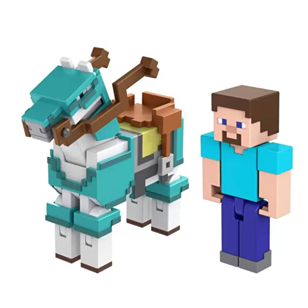 Minecraft İkili Paket Steve And Armored Horse HDV39