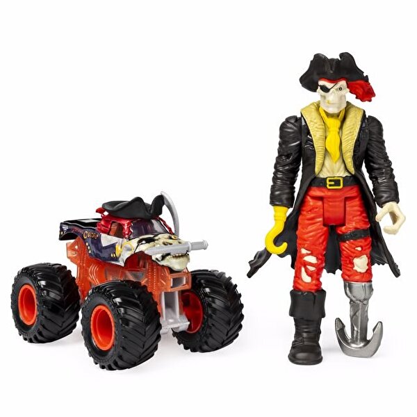 Monster Jam 1:64 Ölçekli Canavar Kamyon ve Captain Black