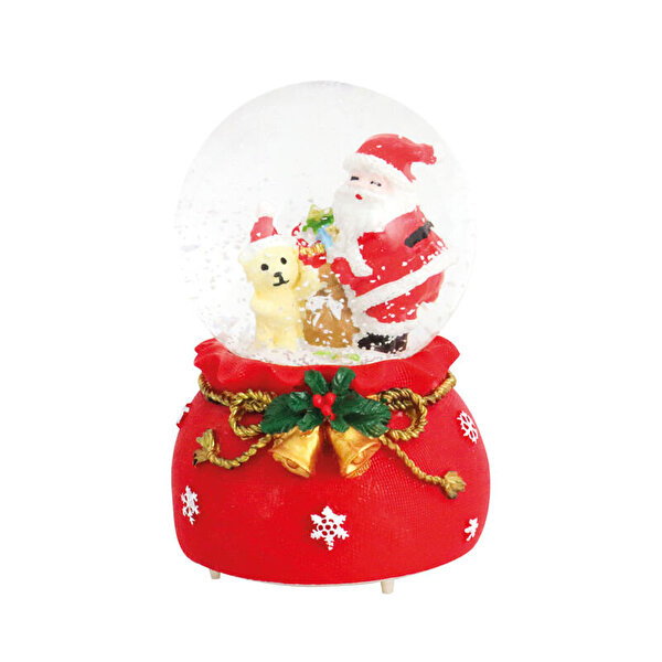 Yılbaşı Noel Baba Pilli Kar Küresi