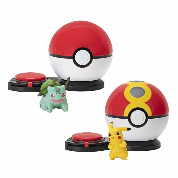 Pokemon Surprise Attack Oyun Seti S1 Bulbasaur Ve Pikachu