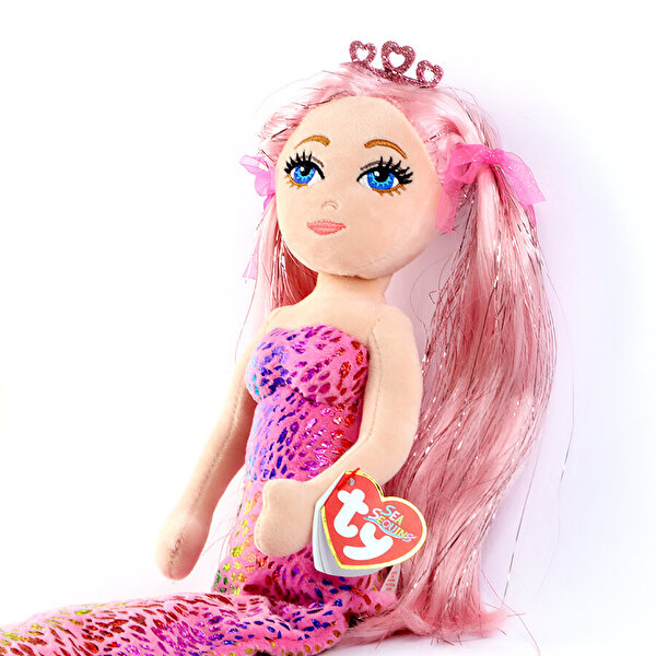 Ty Işıltılı Pembe Deniz Kızı Cora 33 cm