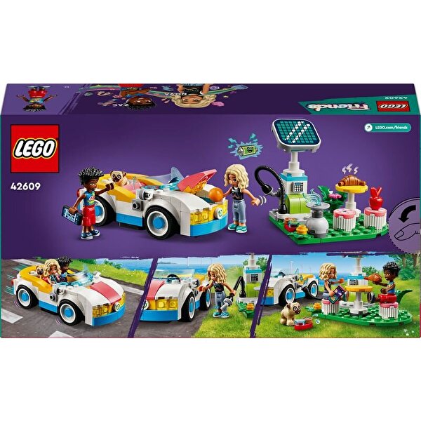 LEGO Friends Elektrikli Araba ve Şarj İstasyonu 42609